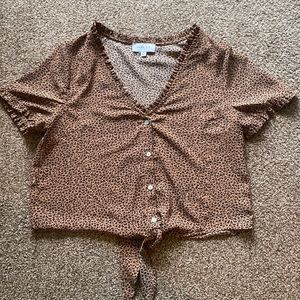 Leopard Top